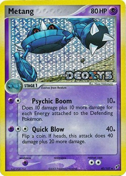 Metang (40/107) (Stamped) [EX: Deoxys] - Comfy Hobbies