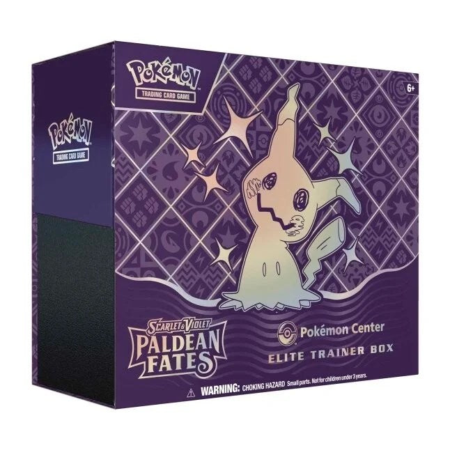 Scarlet & Violet: Paldean Fates - Elite Trainer Box (Pokemon Center Exclusive) - Comfy Hobbies