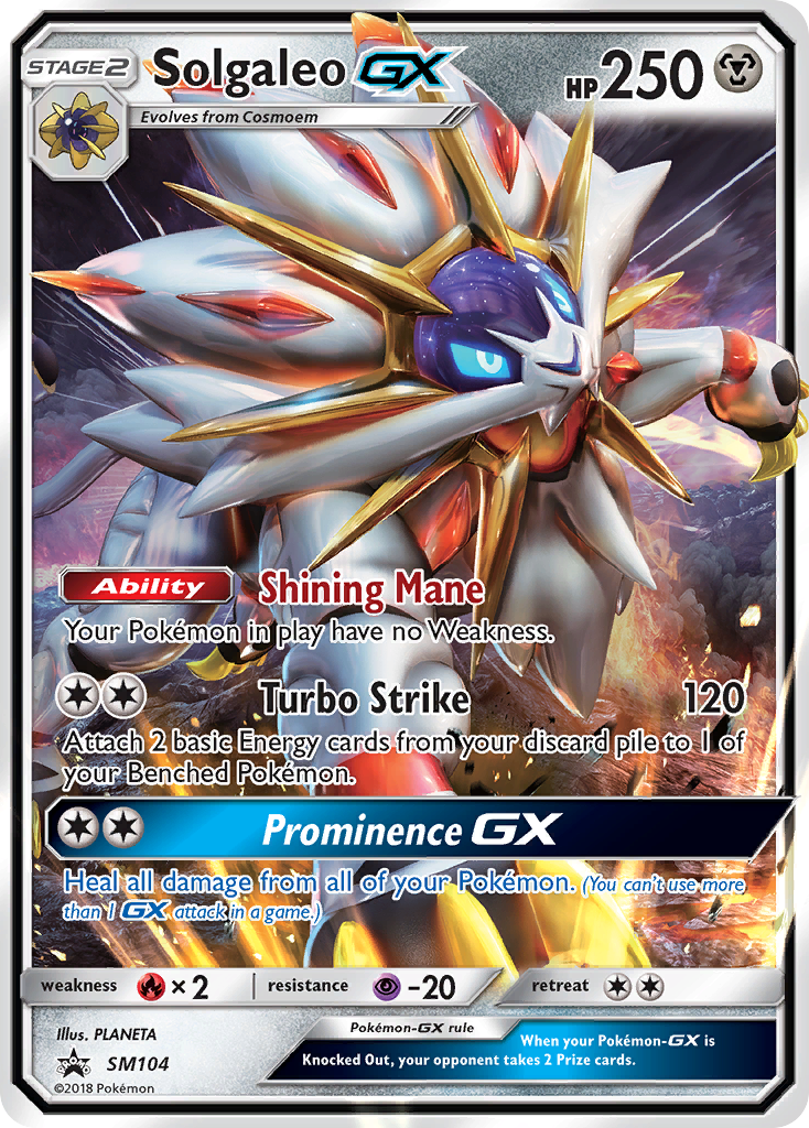 Solgaleo GX (SM104) [Sun & Moon: Black Star Promos] - Comfy Hobbies