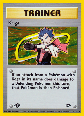 Koga (19/132) [Gym Challenge 1st Edition] - Comfy Hobbies