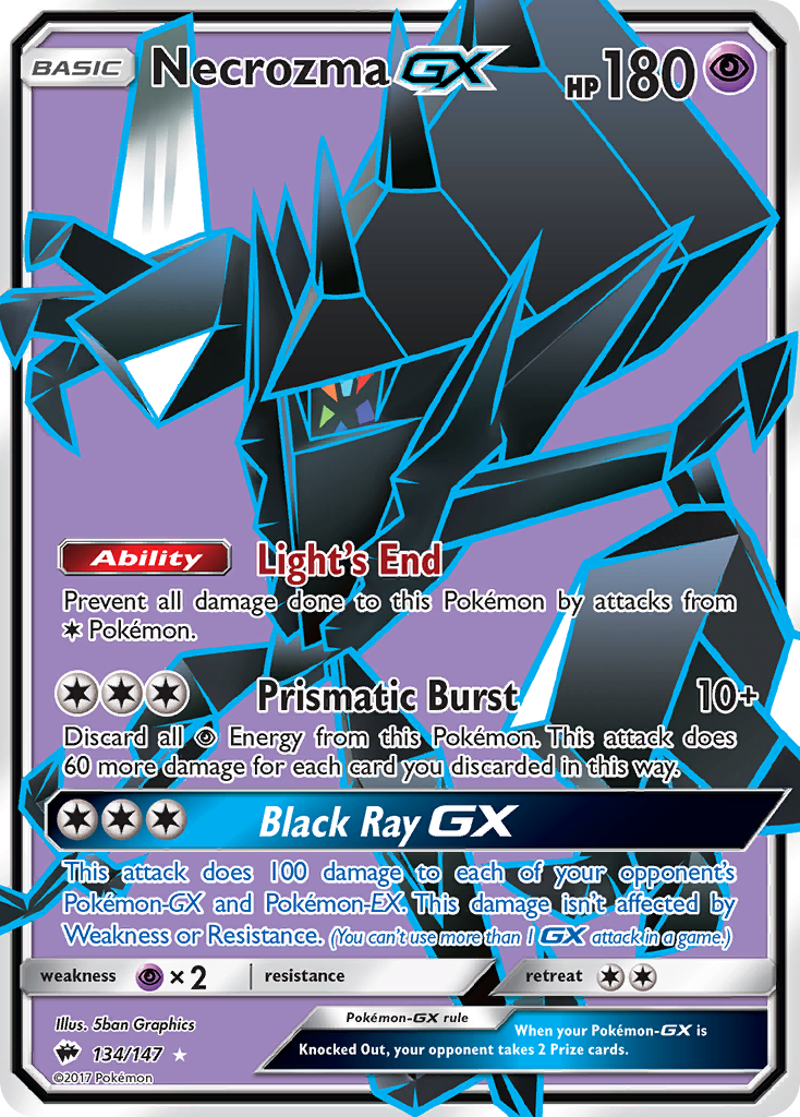 Necrozma GX (134/147) [Sun & Moon: Burning Shadows] - Comfy Hobbies