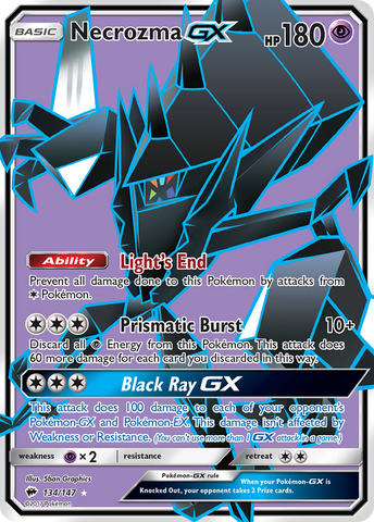 Necrozma GX (134/147) [Sun & Moon: Burning Shadows] - Comfy Hobbies