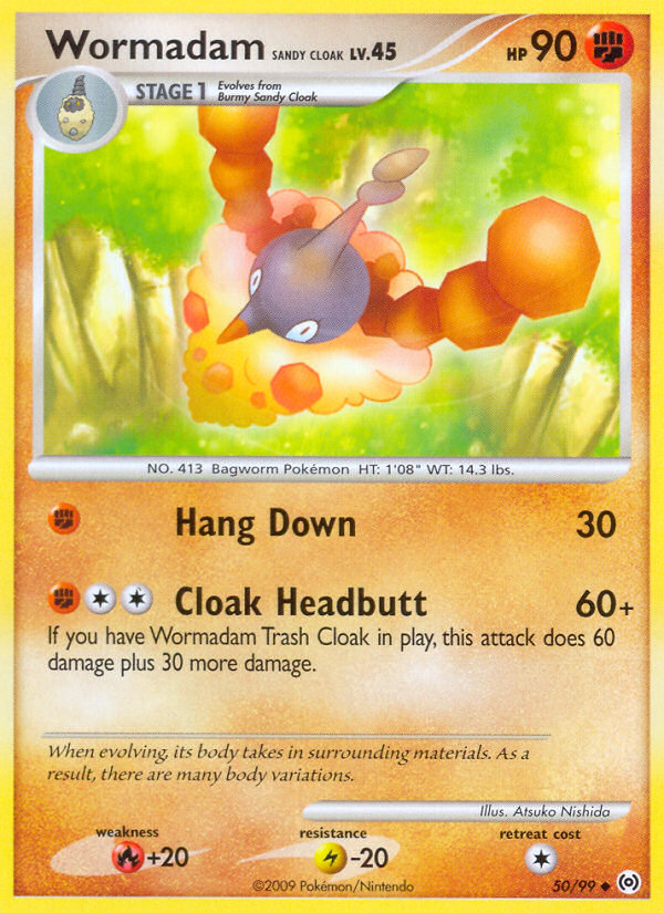 Wormadam Sandy Cloak (50/99) [Platinum: Arceus] - Comfy Hobbies