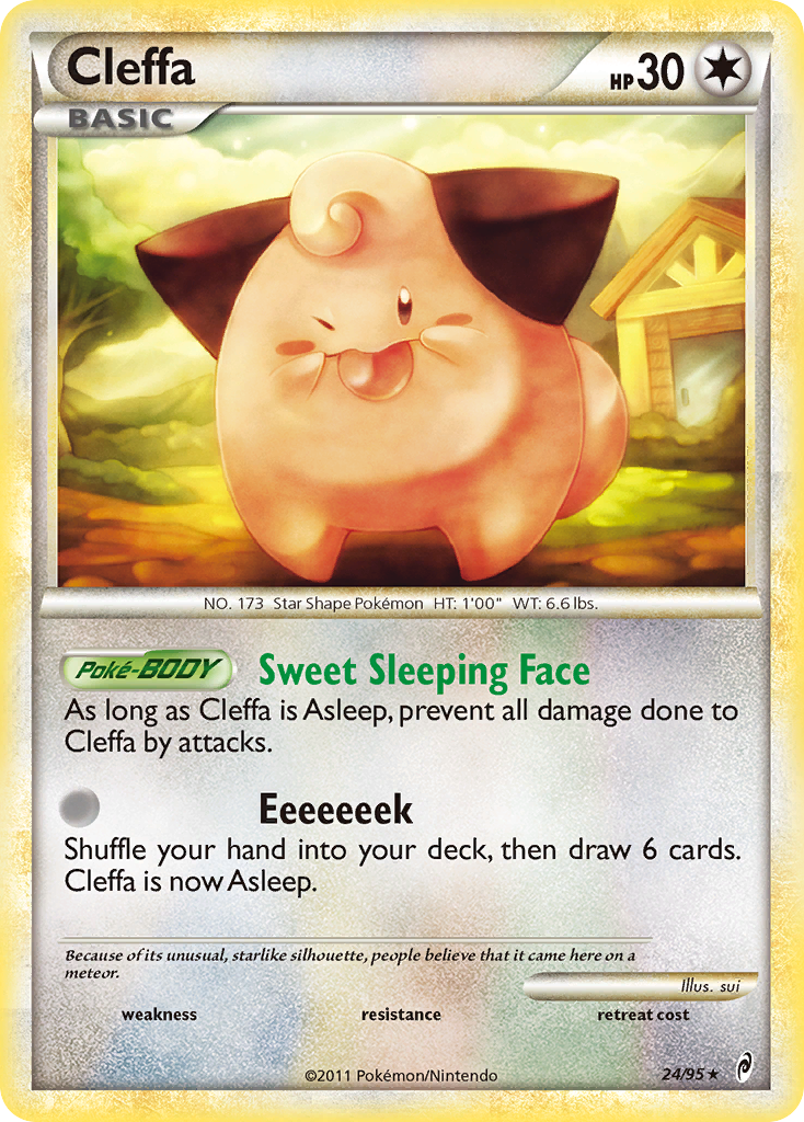 Cleffa (24/95) [HeartGold & SoulSilver: Call of Legends] - Comfy Hobbies