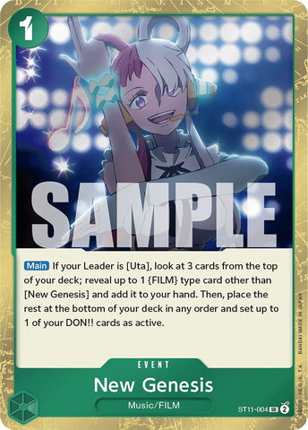 New Genesis [Starter Deck: Uta] - Comfy Hobbies