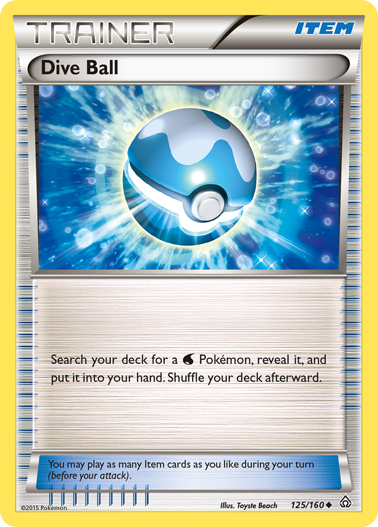 Dive Ball (125/160) [XY: Primal Clash] - Comfy Hobbies