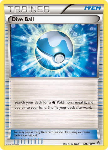 Dive Ball (125/160) [XY: Primal Clash] - Comfy Hobbies