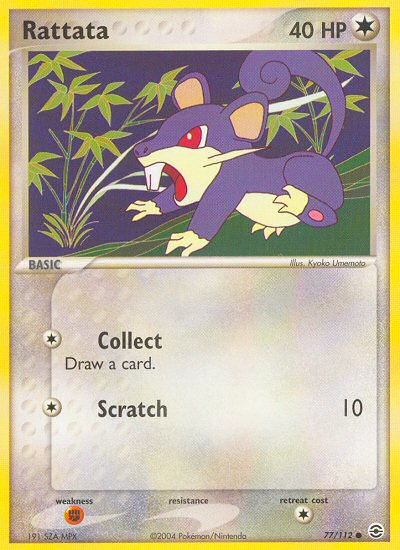 Rattata (77/112) [EX: FireRed & LeafGreen] - Comfy Hobbies