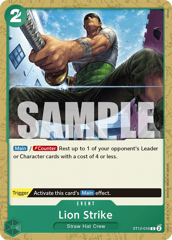 Lion Strike [Starter Deck: Zoro and Sanji] - Comfy Hobbies