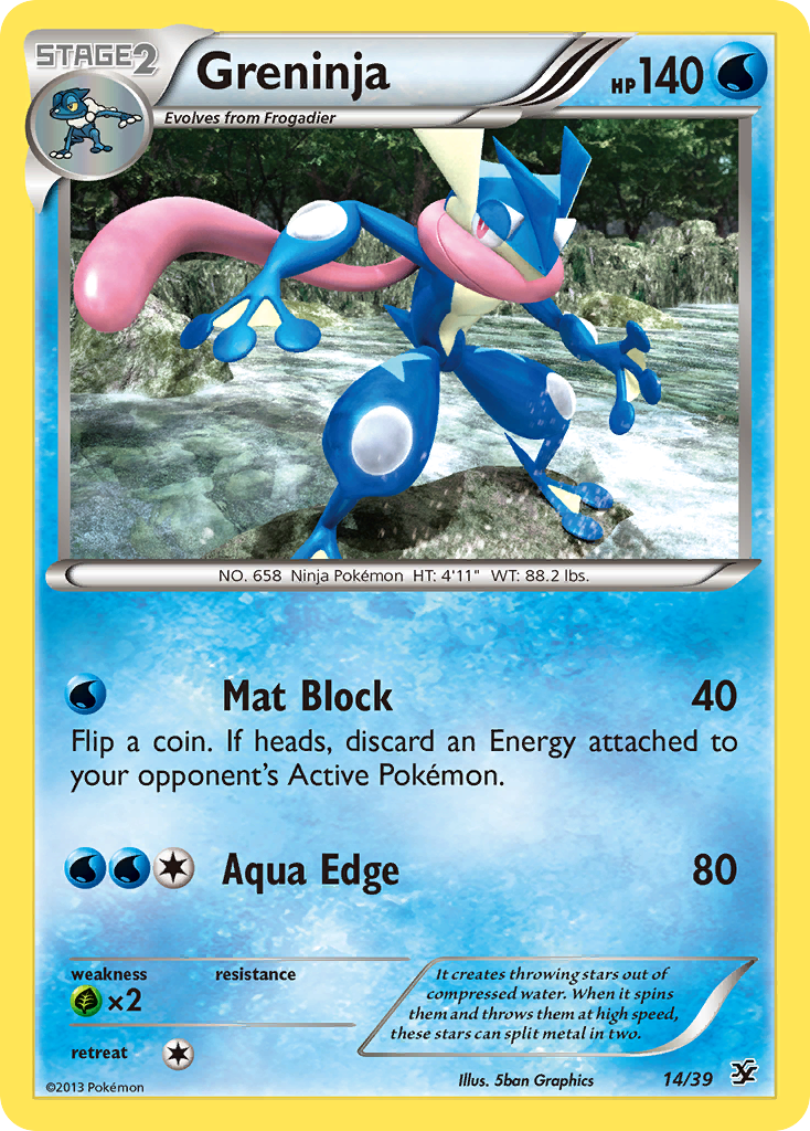 Greninja (14/39) [XY: Kalos Starter Set] - Comfy Hobbies