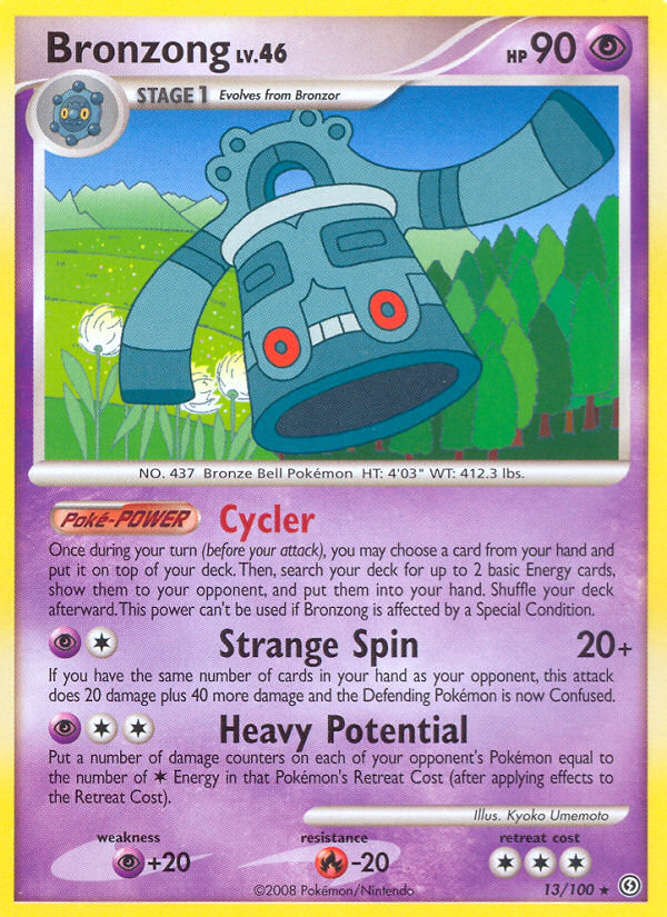 Bronzong (13/100) [Diamond & Pearl: Stormfront] - Comfy Hobbies