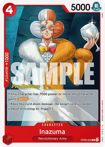 Inazuma [Wings of the Captain Pre-Release Cards] - Comfy Hobbies