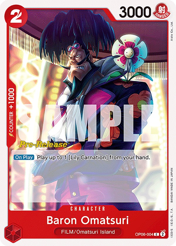 Baron Omatsuri [Wings of the Captain Pre-Release Cards] - Comfy Hobbies