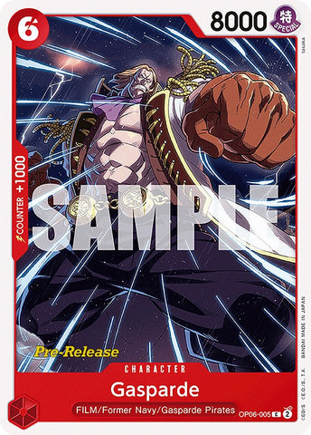 Gasparde [Wings of the Captain Pre-Release Cards] - Comfy Hobbies