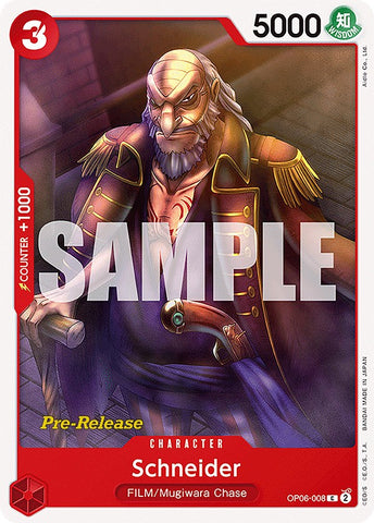 Schneider [Wings of the Captain Pre-Release Cards] - Comfy Hobbies