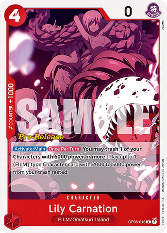 Lily Carnation [Wings of the Captain Pre-Release Cards] - Comfy Hobbies