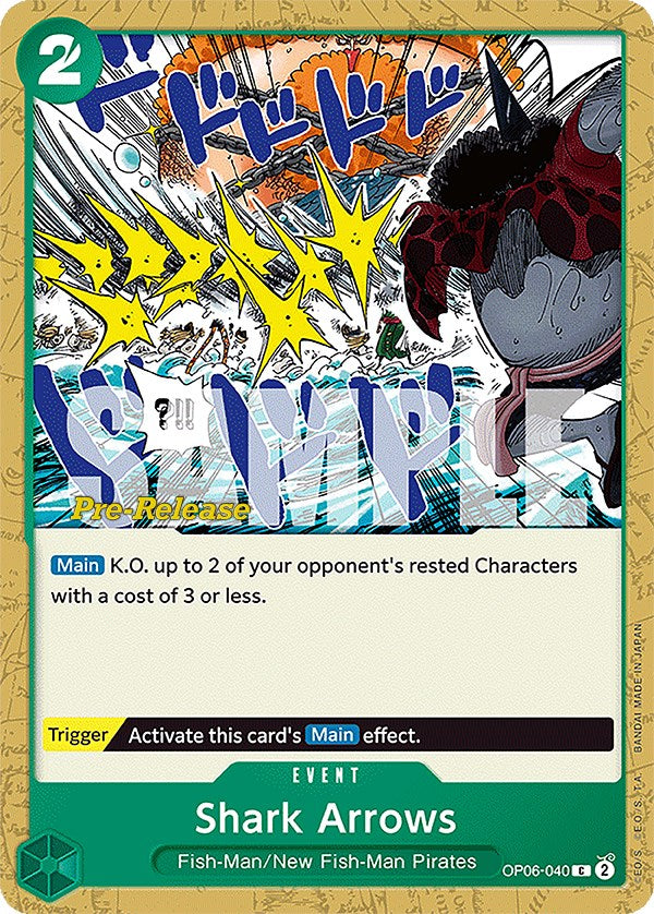 Shark Arrows [Wings of the Captain Pre-Release Cards] - Comfy Hobbies