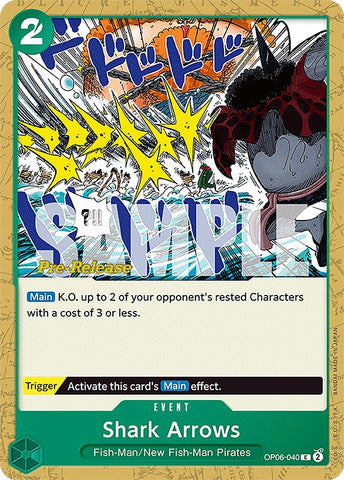 Shark Arrows [Wings of the Captain Pre-Release Cards] - Comfy Hobbies