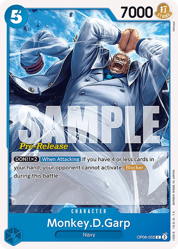 Monkey.D.Garp [Wings of the Captain Pre-Release Cards] - Comfy Hobbies