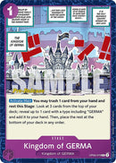 Kingdom of GERMA [Wings of the Captain Pre-Release Cards] - Comfy Hobbies