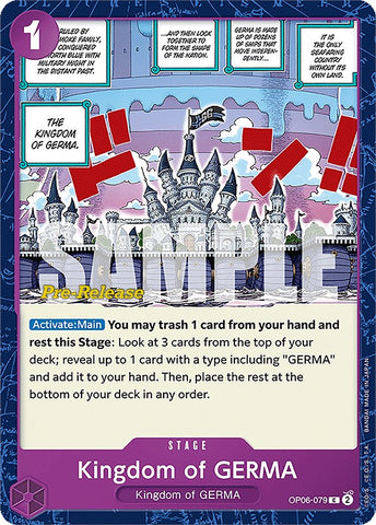 Kingdom of GERMA [Wings of the Captain Pre-Release Cards] - Comfy Hobbies
