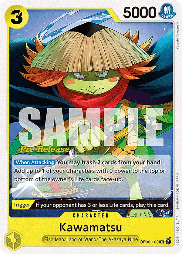 Kawamatsu [Wings of the Captain Pre-Release Cards] - Comfy Hobbies