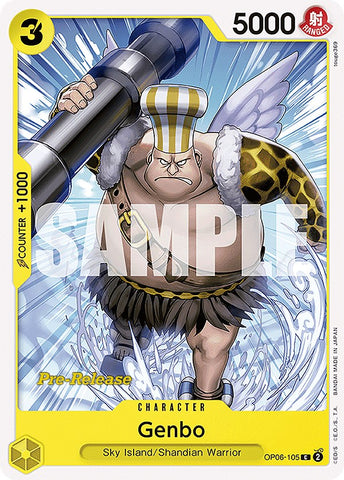 Genbo [Wings of the Captain Pre-Release Cards] - Comfy Hobbies