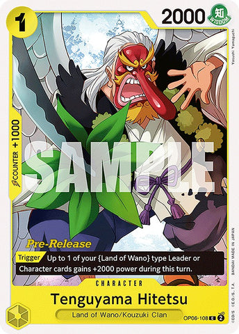 Tenguyama Hitetsu [Wings of the Captain Pre-Release Cards] - Comfy Hobbies