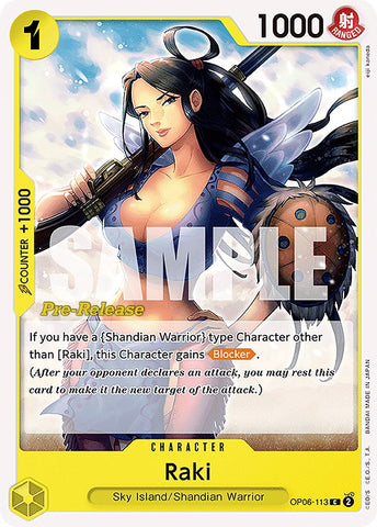 Raki [Wings of the Captain Pre-Release Cards] - Comfy Hobbies