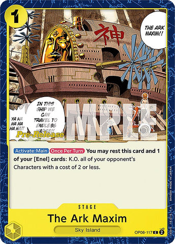 The Ark Maxim [Wings of the Captain Pre-Release Cards] - Comfy Hobbies