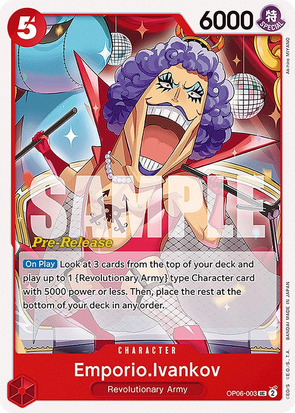 Emporio.Ivankov [Wings of the Captain Pre-Release Cards] - Comfy Hobbies