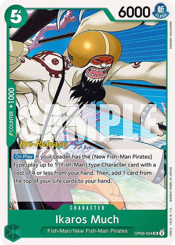 Ikaros Much [Wings of the Captain Pre-Release Cards] - Comfy Hobbies