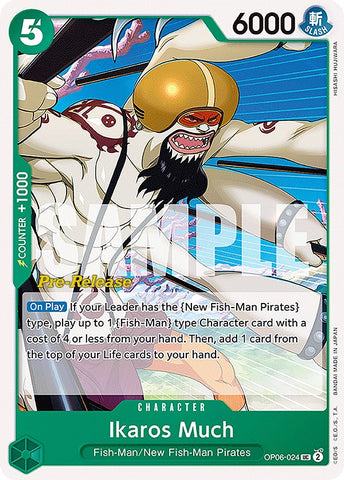 Ikaros Much [Wings of the Captain Pre-Release Cards] - Comfy Hobbies