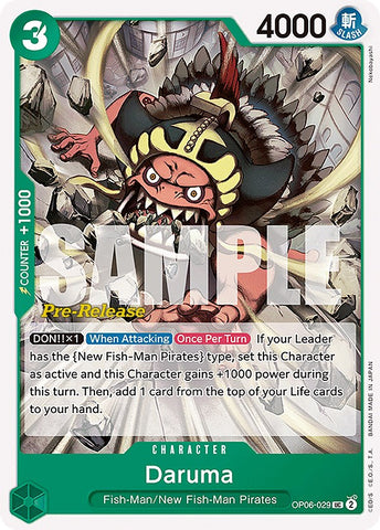 Daruma [Wings of the Captain Pre-Release Cards] - Comfy Hobbies