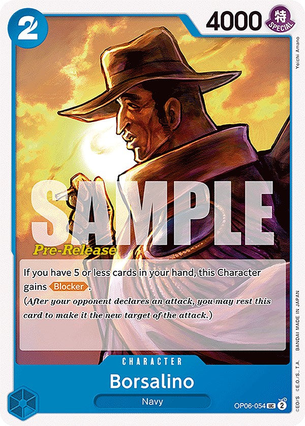 Borsalino [Wings of the Captain Pre-Release Cards] - Comfy Hobbies