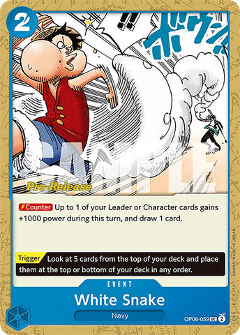 White Snake [Wings of the Captain Pre-Release Cards] - Comfy Hobbies