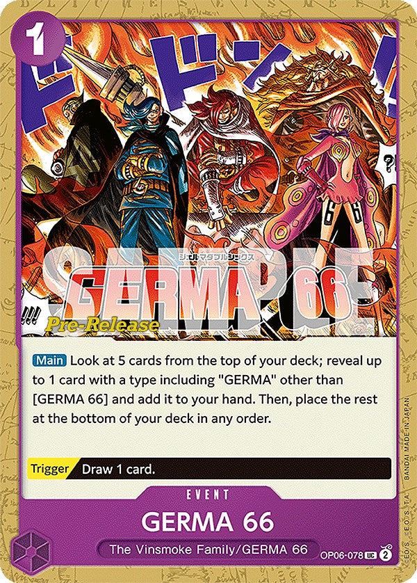 GERMA 66 [Wings of the Captain Pre-Release Cards] - Comfy Hobbies