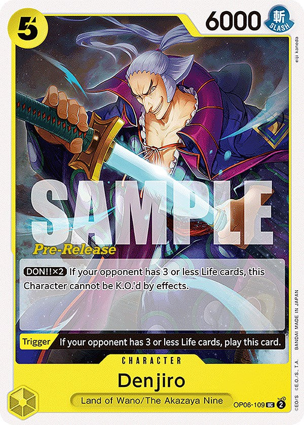 Denjiro [Wings of the Captain Pre-Release Cards] - Comfy Hobbies