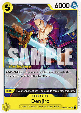 Denjiro [Wings of the Captain Pre-Release Cards] - Comfy Hobbies