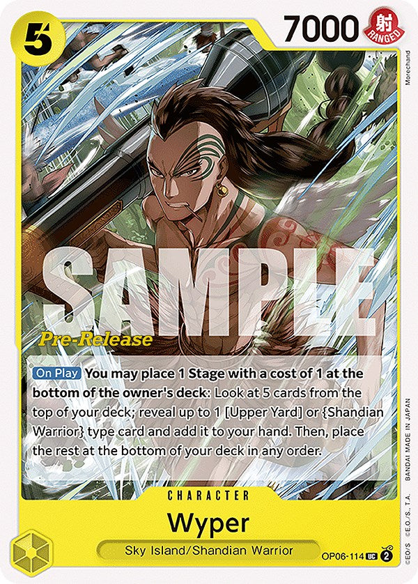 Wyper [Wings of the Captain Pre-Release Cards] - Comfy Hobbies