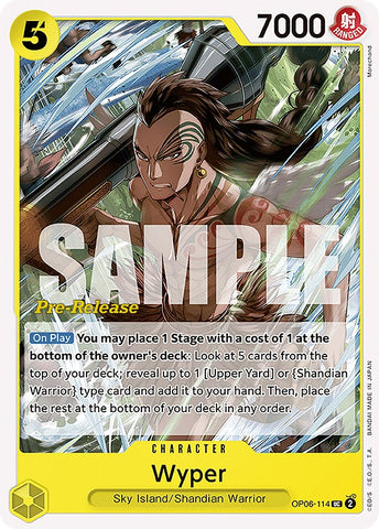 Wyper [Wings of the Captain Pre-Release Cards] - Comfy Hobbies