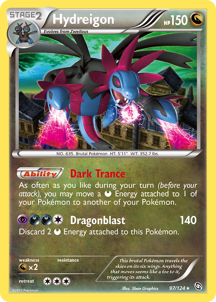 Hydreigon (97/124) [Black & White: Dragons Exalted] - Comfy Hobbies