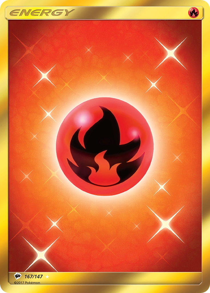 Fire Energy (167/147) [Sun & Moon: Burning Shadows] - Comfy Hobbies