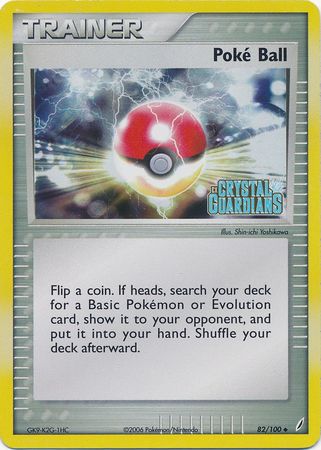 Poke Ball (82/100) (Stamped) [EX: Crystal Guardians] - Comfy Hobbies