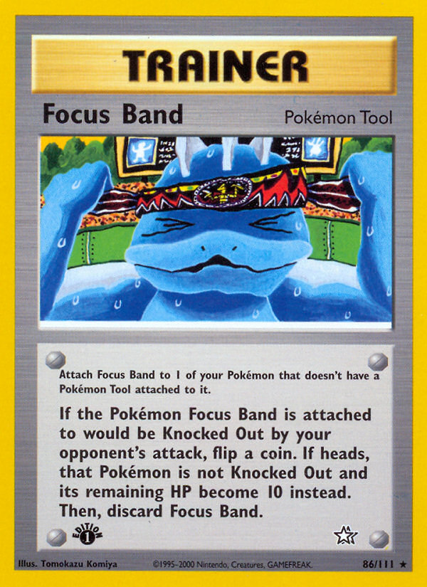 Focus Band (86/111) [Neo Genesis 1st Edition] - Comfy Hobbies
