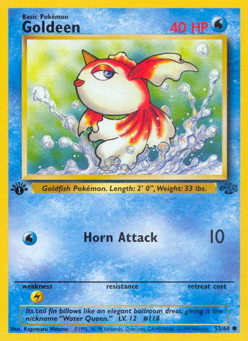 Goldeen (53/64) [Jungle 1st Edition] - Comfy Hobbies