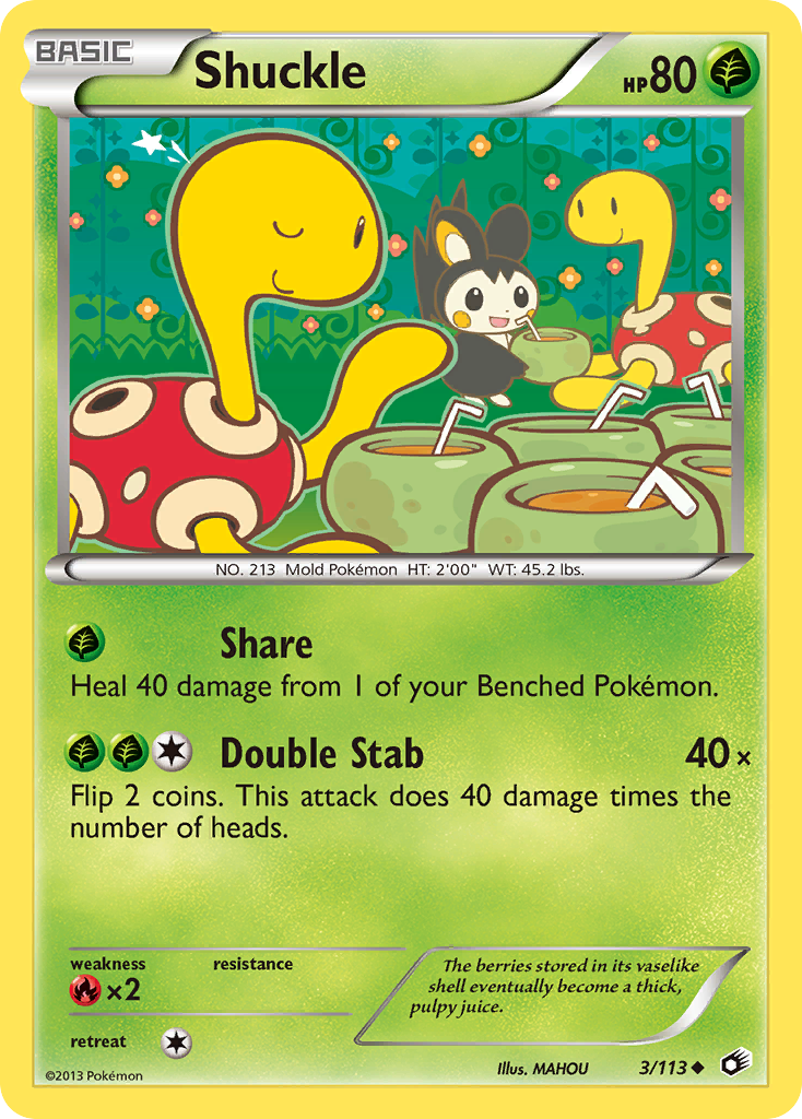 Shuckle (3/113) [Black & White: Legendary Treasures] - Comfy Hobbies