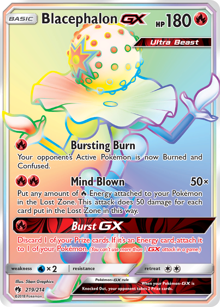 Blacephalon GX (219/214) [Sun & Moon: Lost Thunder] - Comfy Hobbies