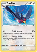 Swellow (134/185) [Sword & Shield: Vivid Voltage] - Comfy Hobbies