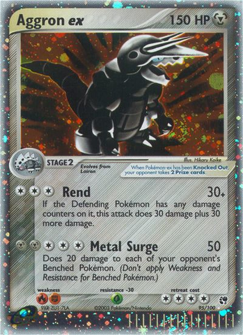 Aggron ex (95/100) [EX: Sandstorm] - Comfy Hobbies